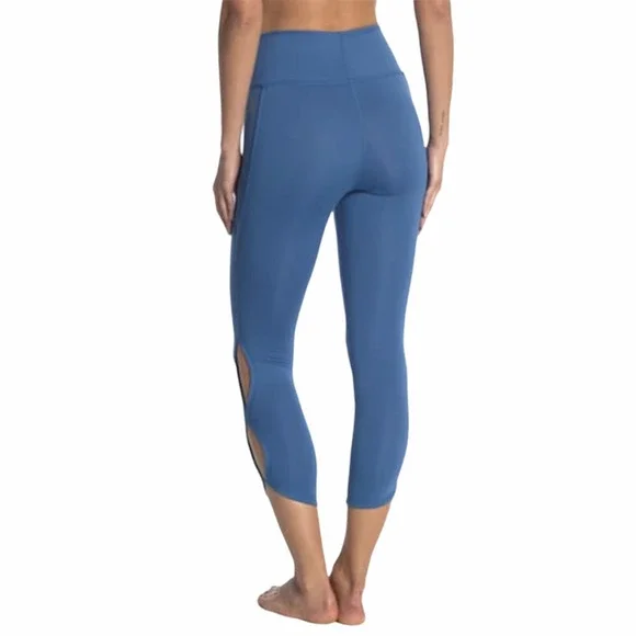 Free People Movement Yoga Hi Rise Infinity Leggings Bright Ocean Blue  Size S - Picture 4 of 13